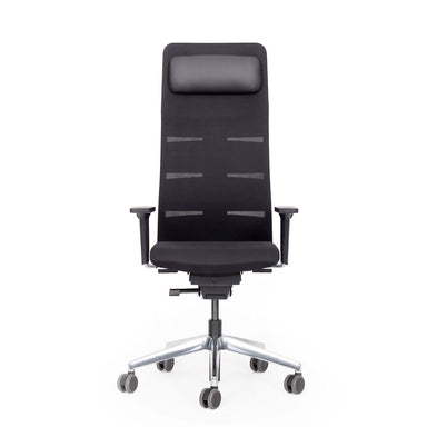 Kapitän's Kommando - ergonomischer Chefsessel mit Kopfstütze - Arbeitshafen