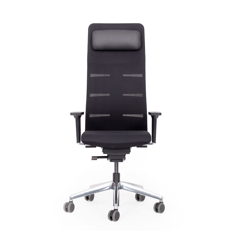 Kapitän's Kommando - ergonomischer Chefsessel mit Kopfstütze - Arbeitshafen